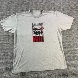 Mogadishu Mile 30th Anniversary T-Shirt Heather Gray, Adult, Size 2XL Ranger/